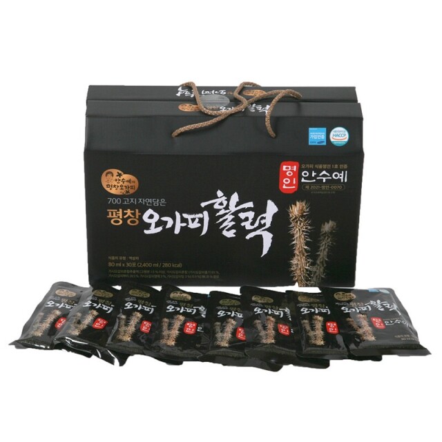 강원더몰,[오가피 명인]평창오가피활력 80ml X 30포